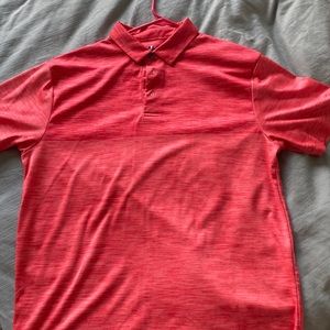 Pink/orange golf shirt